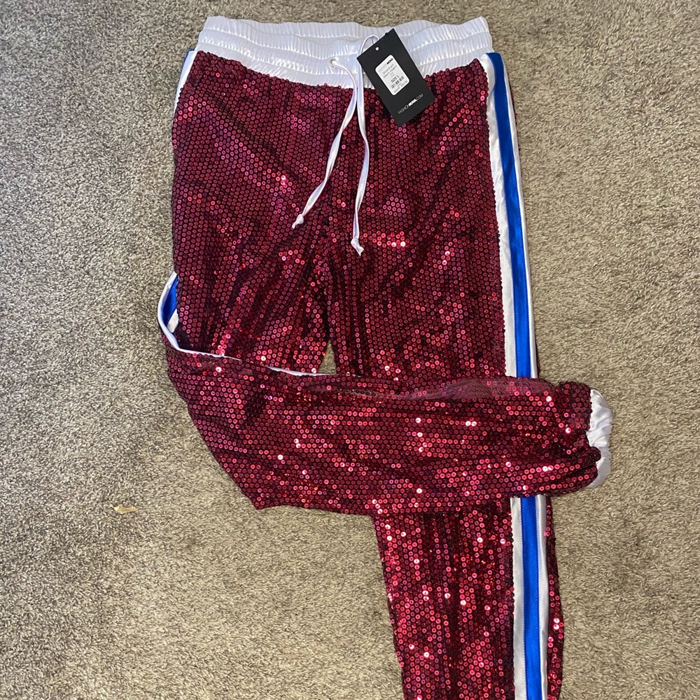 Sequin jogger NWT